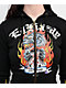 Ed Hardy Tiger Flame Black Crop Zip Hoodie - Thumbnail image 3 of 7