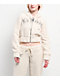 Ed Hardy Tiger Ivory Sherpa Zip Hoodie - Thumbnail image 1 of 6