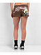 Ed Hardy Tiger Mountain Brown Sweat Shorts - Thumbnail image 1 of 5
