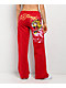 Ed Hardy Tiger Mountain Red Sweatpants - Thumbnail image 1 of 9
