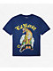 Ed Hardy Tiger Mountain Sunfade Navy Boxy T-Shirt - Thumbnail image 1 of 2