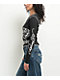 Ed Hardy Tiger Rose Black Thermal Long Sleeve Notched T-Shirt - Thumbnail image 3 of 6
