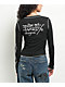 Ed Hardy Tiger Rose Black Thermal Long Sleeve Notched T-Shirt - Thumbnail image 2 of 6