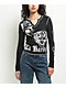 Ed Hardy Tiger Rose Black Thermal Long Sleeve Notched T-Shirt - Thumbnail image 1 of 6