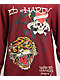 Ed Hardy Tiger Skull Wine Thermal Long Sleeve T-Shirt - Thumbnail image 4 of 6