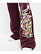 Ed Hardy Tigers Fig Red Wide Leg Sweatpants - Thumbnail image 8 of 8