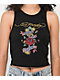 Ed Hardy True Love Black Ribbed Crop Tank Top - Thumbnail image 4 of 4