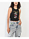 Ed Hardy True Love Black Ribbed Crop Tank Top - Thumbnail image 2 of 4