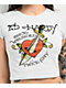 Ed Hardy Twice Shy Rhinestone Arctic Blue Crop T-Shirt - Thumbnail image 3 of 4