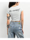 Ed Hardy Twice Shy Rhinestone Arctic Blue Crop T-Shirt - Thumbnail image 2 of 4