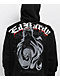 Ed Hardy x Broken Promises Deaths Shadow Rhinestone Black Zip Hoodie - Thumbnail image 6 of 8