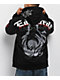 Ed Hardy x Broken Promises Deaths Shadow Rhinestone Black Zip Hoodie - Thumbnail image 2 of 8