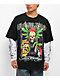 Ed Hardy x Broken Promises Up In Smoke Black & White 2fer Long Sleeve T-Shirt - Thumbnail image 1 of 5