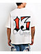Ed Hardy x EST 19XX Rhinestone Gambler Cream T-Shirt - Thumbnail image 2 of 5