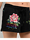 Ed Hardy x Kim Petras Dagger Girl Black Sweat Shorts - Thumbnail image 4 of 6
