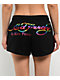 Ed Hardy x Kim Petras Dagger Girl Black Sweat Shorts - Thumbnail image 5 of 6