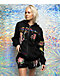 Ed Hardy x Kim Petras Dagger Girl Black Sweat Shorts - Thumbnail image 6 of 6