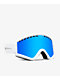 Electric EGV Matte White and Blue Chrome Snowboard Goggles - Thumbnail image 1 of 5