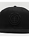 Element Knutsen All Black Snapback Hat