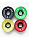 Element Rasta 70mm 78a Red, Yellow, Black & Green Cruiser Skateboard Wheels - Thumbnail image 1 of 3