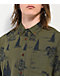 Element x Smokey Bear Scene Dark Green Short Sleeve Button Up Shirt - Thumbnail image 3 of 3