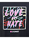 Elenex Love Not Hate Black T-Shirt - Thumbnail image 2 of 2