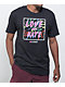Elenex Love Not Hate Black T-Shirt - Thumbnail image 1 of 2