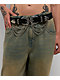 Ella Shea Double Buckle & Chain Black Belt  - Thumbnail image 3 of 3