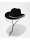 Ella Shea Rhinestone Tassel Black Cowboy Hat - Thumbnail image 1 of 2