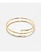 Ella Shea Spiral Gold Arm Cuff - Thumbnail image 2 of 2