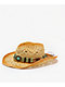 Ella Shea Turquoise Bead Woven Cowboy Hat - Thumbnail image 1 of 4