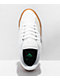 Emerica Temple White & Gum Skate Shoes - Thumbnail image 3 of 4