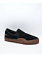 Emerica Wino G6 Black & Gum Slip-On Skate Shoes - Thumbnail image 1 of 4