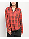 Empyre Addison Red & Grey Flannel Shirt - Thumbnail image 1 of 3