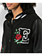 Empyre Aiden Rose Black & White Hooded Bomber Jacket - Thumbnail image 5 of 6