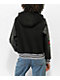 Empyre Aiden Rose Black & White Hooded Bomber Jacket - Thumbnail image 2 of 6