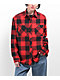 Empyre Akrin Red Plaid Flannel Shirt - Thumbnail image 1 of 4