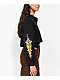 Empyre Alaska Flame Skull Black Crop Long Sleeve Henley T-Shirt - Thumbnail image 4 of 4