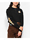 Empyre Alaska Flame Skull Black Crop Long Sleeve Henley T-Shirt - Thumbnail image 2 of 4