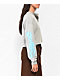 Empyre Alaska Grey Wash Crop Long Sleeve Henley T-Shirt - Thumbnail image 4 of 4