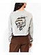 Empyre Alaska Grey Wash Crop Long Sleeve Henley T-Shirt - Thumbnail image 1 of 4