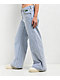 Empyre Allegra Palazzo Light Blue Wash Wide Leg Jeans - Thumbnail image 3 of 7