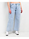 Empyre Allegra Palazzo Light Blue Wash Wide Leg Jeans - Thumbnail image 6 of 7