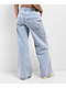 Empyre Allegra Palazzo Light Blue Wash Wide Leg Jeans - Thumbnail image 2 of 7