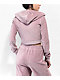 Empyre Amelia ZF Pink Crop Zip Hoodie - Thumbnail image 2 of 5