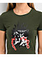 Empyre Amina Dog Green Crop T-Shirt - Thumbnail image 2 of 2