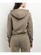 Empyre Angel Green Crop Zip Hoodie - Thumbnail image 2 of 7