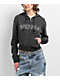 Empyre Angel Stripe Black & Grey Crop Zip Hoodie - Thumbnail image 1 of 3