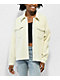 Empyre Aria Cream Corduroy Shirt Jacket - Thumbnail image 4 of 4