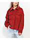Empyre Aria Wine Corduroy Shirt Jacket - Thumbnail image 3 of 6